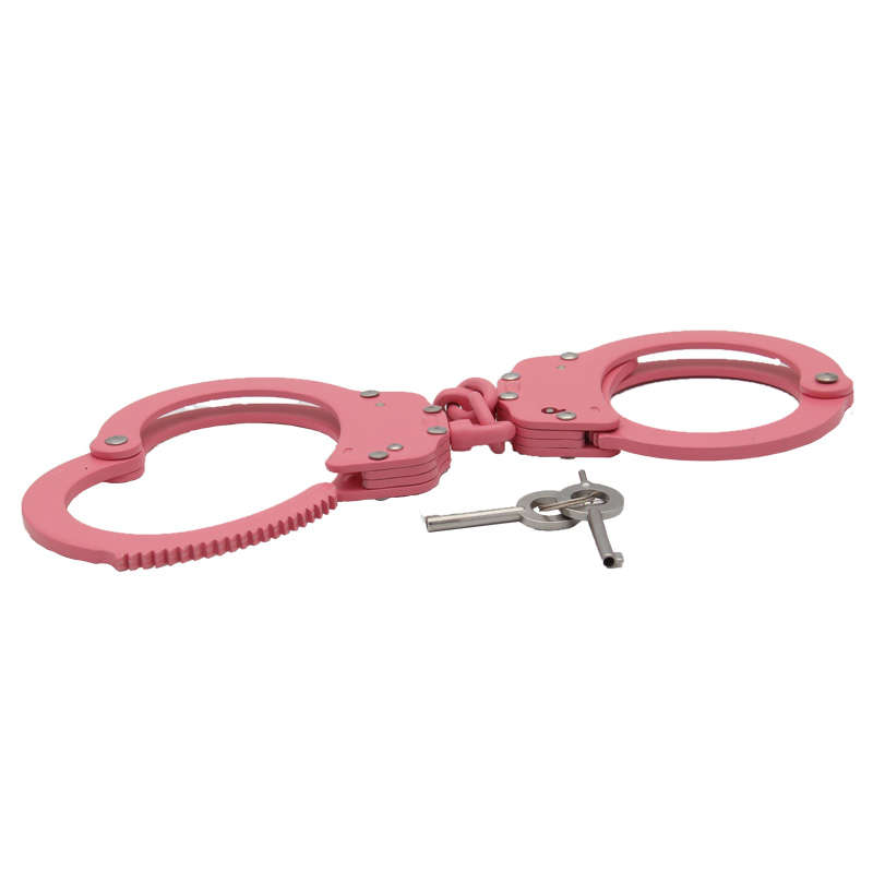 High Quality Anti-riot Military Police Titanium Alloy Safety Chain Handcuffs