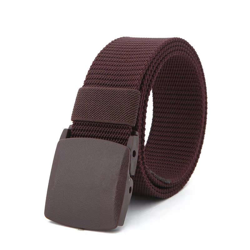 3.8cm wide nylon police tactical belt with plastic buckle