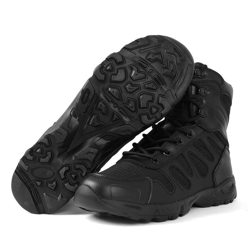 Comfortable Breathable Men's Tactical Black Army Boots