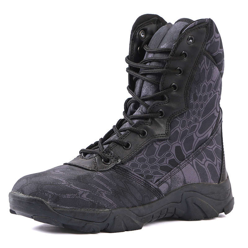 Ultralight high performance military camouflage combat boots