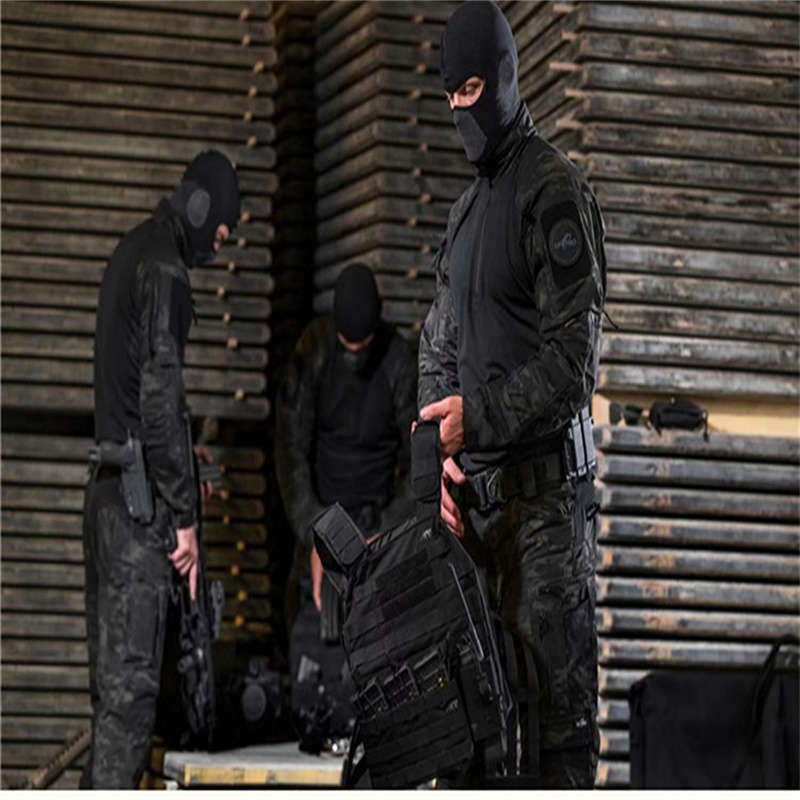Pioneer tactical frog suit outdoor training wear-resistant breathable long-sleeved top combat uniform