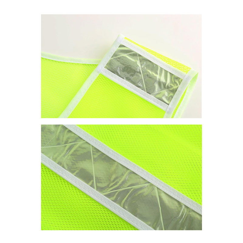 Thickened fishing mesh cloth reflective vest, high-brightness lattice reflective clothing, construction traffic riding safety reflective vest