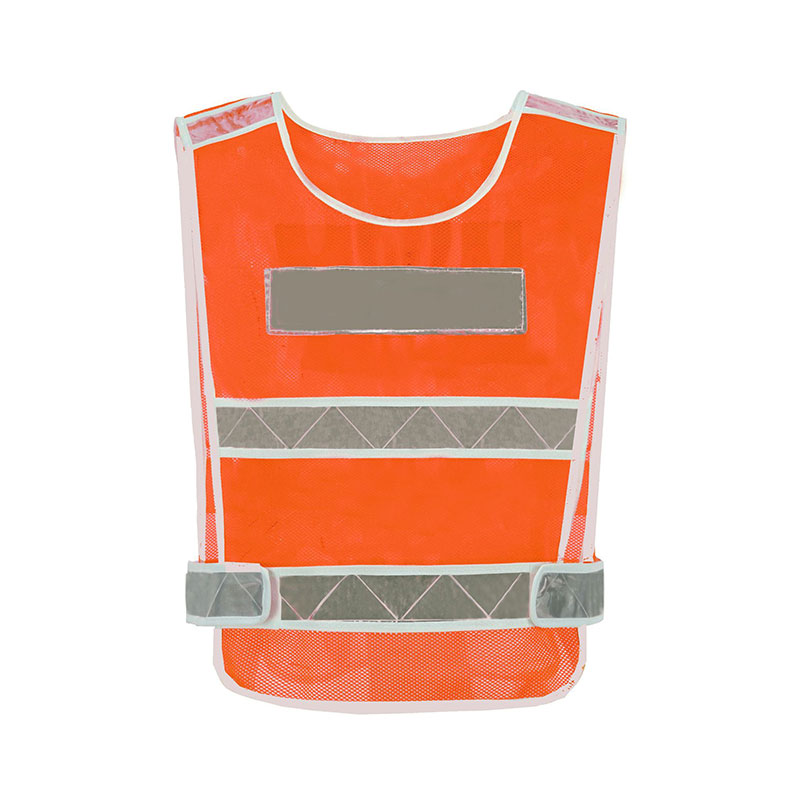 Thickened fishing mesh cloth reflective vest, high-brightness lattice reflective clothing, construction traffic riding safety reflective vest